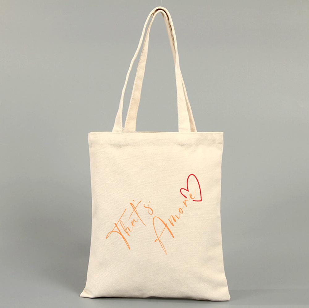 That's Amore Wedding Tote - Italian Wedding Welcome Tote Bag - Italy Wedding - Italy Ciao Welcome Bag - Destination Wedding Tote - Tuscany