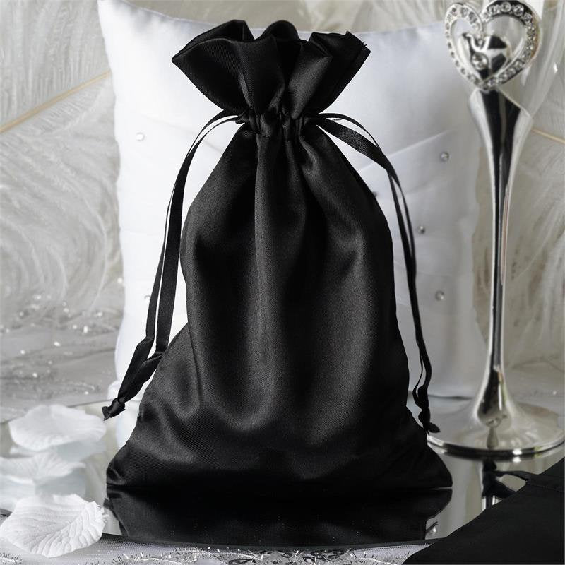  Personalized Satin Drawstring Gift Bag Jewelry Pouch