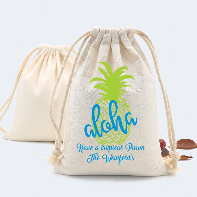 20-100 sets of Tropical Wedding Favor Bag-Custom Destination Wedding Favors-Pineapple Welcome Bags-Beach Wedding Favor-Tropical Bachelorette