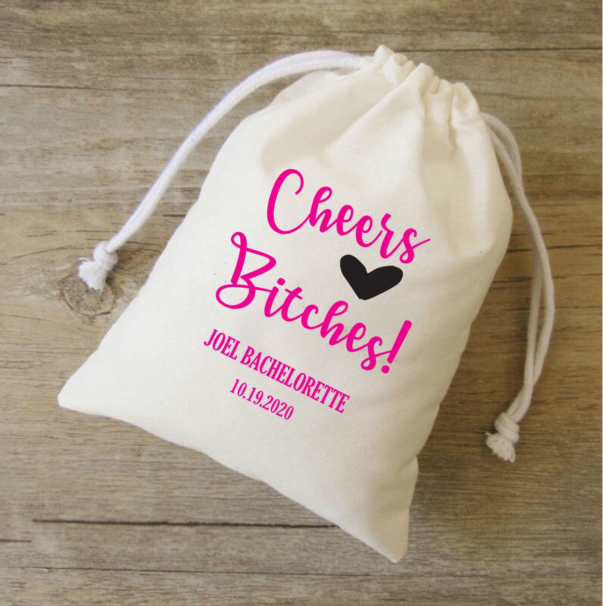 20 sets of CHEERS BITCHES BAG | oh shit kit | hangover kit bags | bachelorette party favors | wedding favor| bachelorette weekend favor