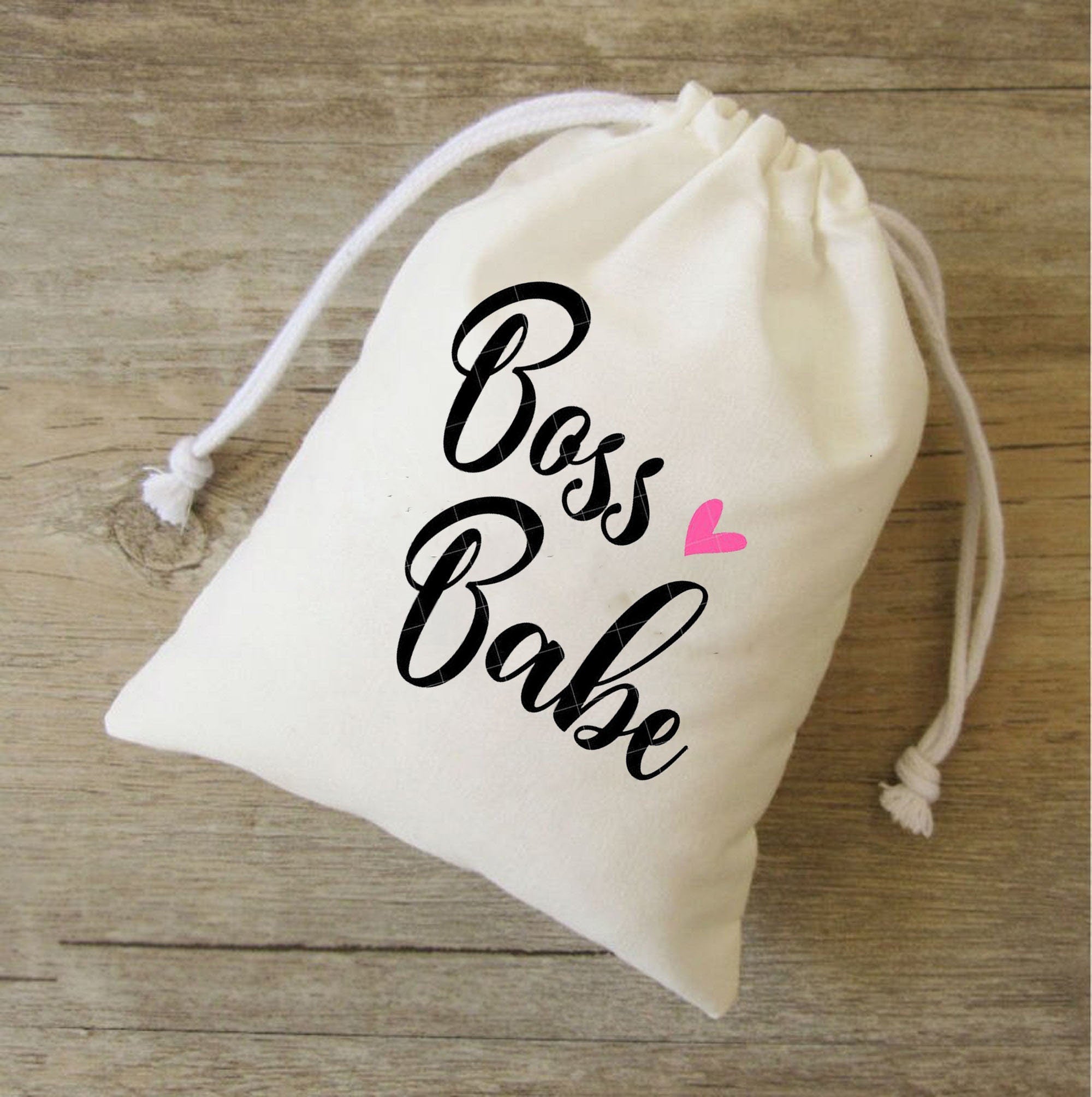 Set of 20 plus Boss Babe drawstring Favor Bags,custom cotton bags,Girl's Boss gift bags, Boss Lady Gift,Gift for her,gift bags,treat bags