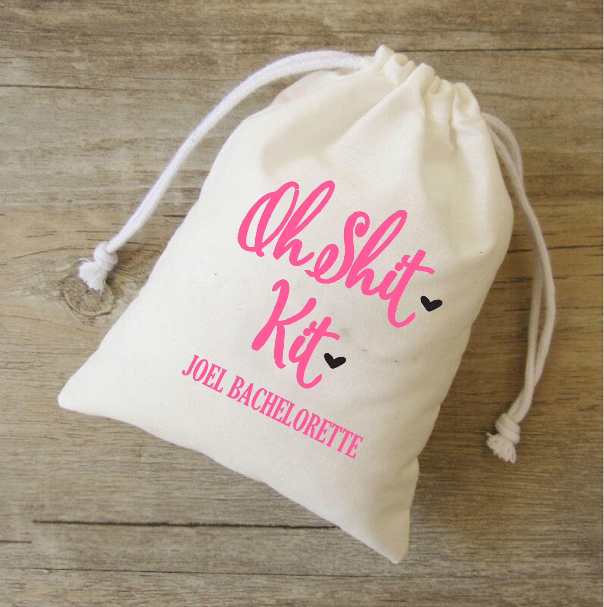 Oh Shit Kit, Bachelorette Party, Survival Kit,Hens Party, Hangover Kit,Recovery kit,Custom hangover bags,Bach Party Bags,Bach Party Favors