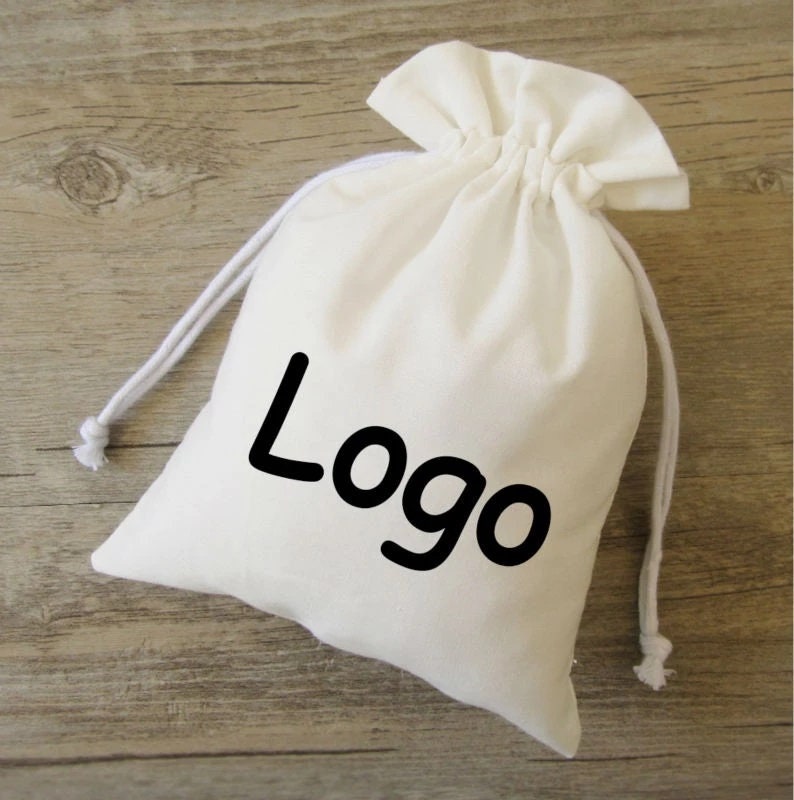 Set of 25+ Customized cotton drawstring bags,Candy Bags,Cotton Bags,Custom Logo Bags,Merchandise Bags,Treat Bags,Jewelry Bags,Packaging Bags